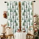 thumbnail image 1 of Herunwer Christmas Sheer Curtains for Living Room and Bedroom - Textured Faux Linen White Sheer Curtains, Semi Voile Light Filtering Grommet Top Drapes, 1 of 6