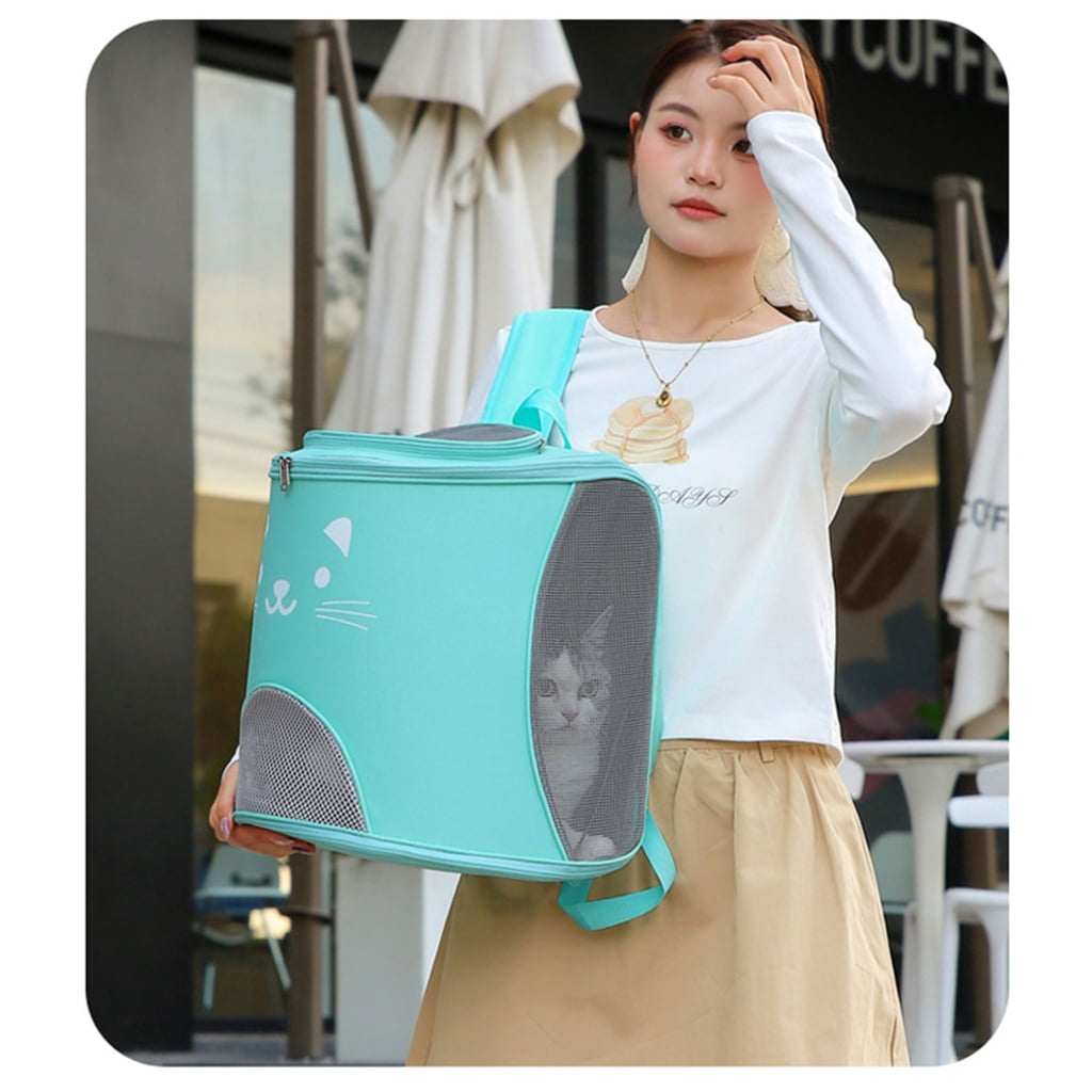 Pet Carriers Bag Large Capacity Shoulder Bag Breathable Backpack for Small Dog Cats Comfortable Walking Gear