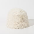 thumbnail image 6 of SikaFu Plush Bucket Hat Female Autumn And Winter New Style Keeping Warm Thickened Hat Protection Ear, Showing Face, Small Solid Color Versatile Fisherman Hat, 6 of 8