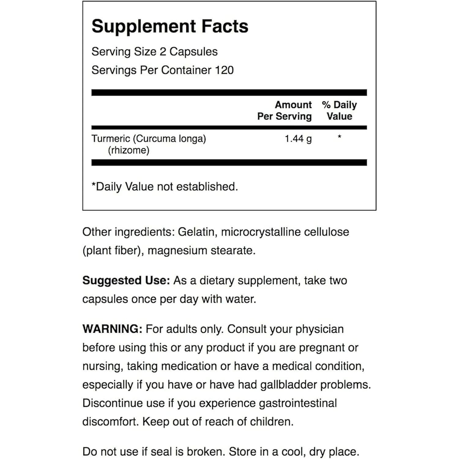 Swanson Full Spectrum Turmeric (Curcumin) - Joint Health, Digestion, Heart Health & Liver Support Supplement - Curcuma Longa Formula Promoting Memory Support - (240 Capsules)