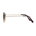 thumbnail image 3 of Girls Kids Size Ribbon Jewel Trim Pilots Metal Rim Sunglasses Gold Black Brown, 3 of 4
