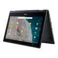 thumbnail image 4 of Acer Chromebook Spin 511 R752TN - Flip design - Intel Celeron - N4020 / up to 2.8 GHz - Chrome OS - UHD Graphics 600 - 4 GB RAM - 32 GB eMMC - 11.6" AHVA touchscreen 1366 x 768 (HD) - Wi-Fi 5 - shale black - kbd: US, 4 of 15