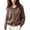 Coffee 1, variant on Vynhevius Women's Hooded Cardigan Sweater Solid Knit Button Down Loose Fit Soft Casual Daily Wear Tops
