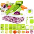 thumbnail image 1 of Ensemble Hacheur de Légumes Multifonctionnel Professionnel Coupe-Légumes, 1 of 9