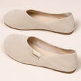 thumbnail image 5 of Wensltd Women Work Flats Wide Width Round Toe Soft Sole Comfort Casual Shoes for Spring Fall, 5 of 9