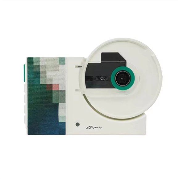 Reproductor de CD de Pared con Control Remoto, Altavoz de Audio para el Hogar, USB, Compatible con Bluetooth, Entrada Auxiliar, Reproductor de CD de Color Verde.