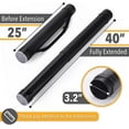 thumbnail image 2 of Mr. Pen- Poster Tube, Black, Extendable Poster Tube with Strap, Poster Carrying Case, Telescoping Tube, Art & Poster Transport Tubes, Poster Tubes for Storage, Poster Holder Tube, Blueprint Tube, 2 of 9