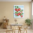 thumbnail image 3 of Stupell Industries Farmhouse Juicy Strawberry Vine on Stripes Canvas Art, 30 x 40, by Paul Brent, 3 of 8
