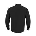 thumbnail image 7 of VgaVtl Cotton Linen Long Sleeve Mens Shirt Collared Clothing for Men Button down Loose Workout Soft Black Solid Color Shirts,L, 7 of 7