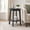 Grey, variant on EDX Small Round End Table, Modern Nightstand with Tapered Legs, 2-Tier Storage Side Table, Easy Assembly, Space-Saving Accent Table for Living Room Bedroom, Natural Wood