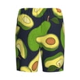 thumbnail image 4 of Picia Fresh Avocado Pajama Shorts for Men, Men's Pajama Bottoms, Sleepwear,Short Pajama Pants-Small, 4 of 9