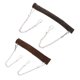 thumbnail image 5 of unbranded 2Ud Varas De Pie Para Pájaros Accesorio Para Jaula De Mascotas En Madera Y Inoxidable, 5 of 8