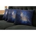 thumbnail image 2 of Ambesonne Galaxy Throw Pillow Cover 4 Pack, Immense Space Hole View, 18", Navy Blue, 2 of 6