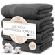 thumbnail image 1 of Toallas de baño MAURA de lujo de algodón turco gris, juego de 4, 1 of 8