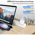 thumbnail image 2 of SUMMIT Fast Charging Block for Samsung Galaxy A16 5G/A15 5G/A14/A55/A35/A36/A26/A13/A53/S25 Ultra/S24 FE/S23/S22/S21/Z Fold 6/Z Flip 6,USB Type C Power Brick for iPhone 16 Pro Max/15/14/13/12,Pixel 9, 2 of 7