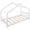 White#1, variant on Full Size Adjustable Bed Base, Full Size Classic Car-Shaped Platform Bed with Wheels,Blue, Blue Bed Frames,Pine Platform Bed Frames, Furniture Bedroom Furniture Beds, Frames & Bases