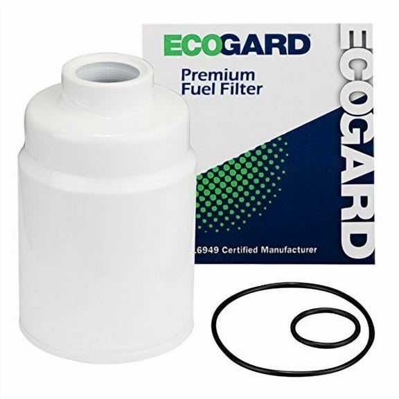 ECOGARD XF56117 Premium Diesel Fuel Filter Fits Chevrolet Silverado 2500 HD 6.6L DIESEL 2001-2016, Silverado 3500 HD 6.6L DIESEL 2007-2016