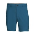 Men's and Big Men's Synthetic Flat Front Shorts, 9" Inseam