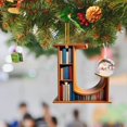 thumbnail image 1 of Pendentif de Noël en Acrylique 2D Double Impression Étagère Design Lettres Anglaises J-R 1 Pce, 1 of 6