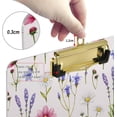 thumbnail image 4 of Coolnut Herb Wild Flower Clipboard, Acrylic Standard A4 Letter Size Clip Board with Low Profile Clip for Office, Classroom, Doctor, Nurse and Teacher, 12.5"x9", 4 of 7