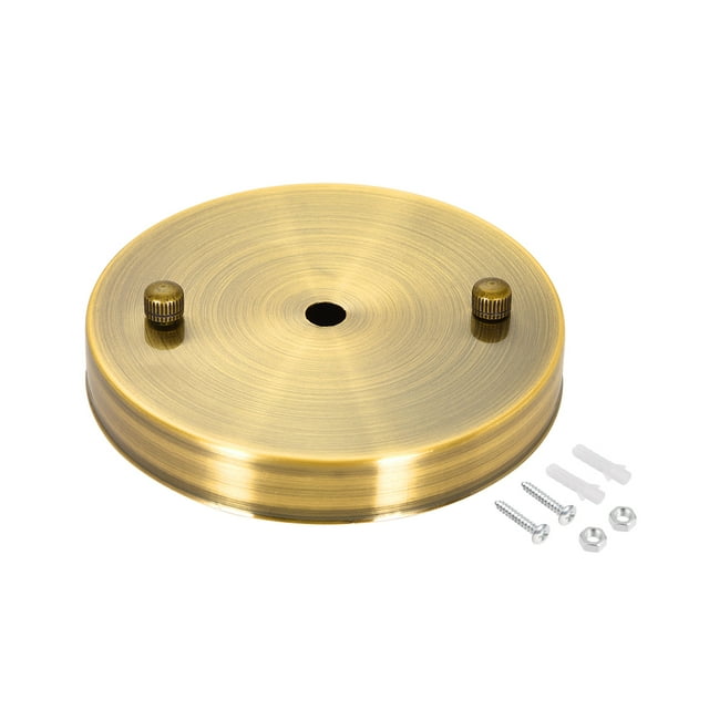 Kit de dosel de luz Uxcell de 120 mm 4.7 pulgadas en oro bronce