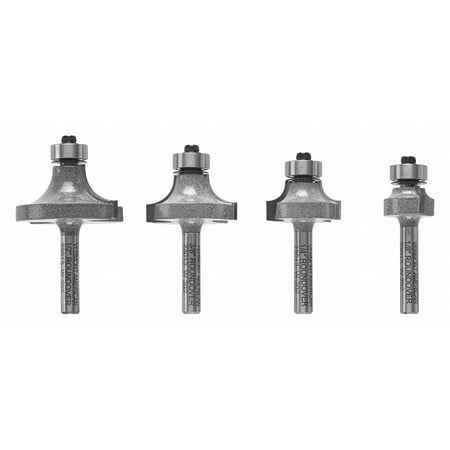 UPC: 0045325742358 | Vermont American Router Bit Set 4 Pc Carbide Tipped 23013