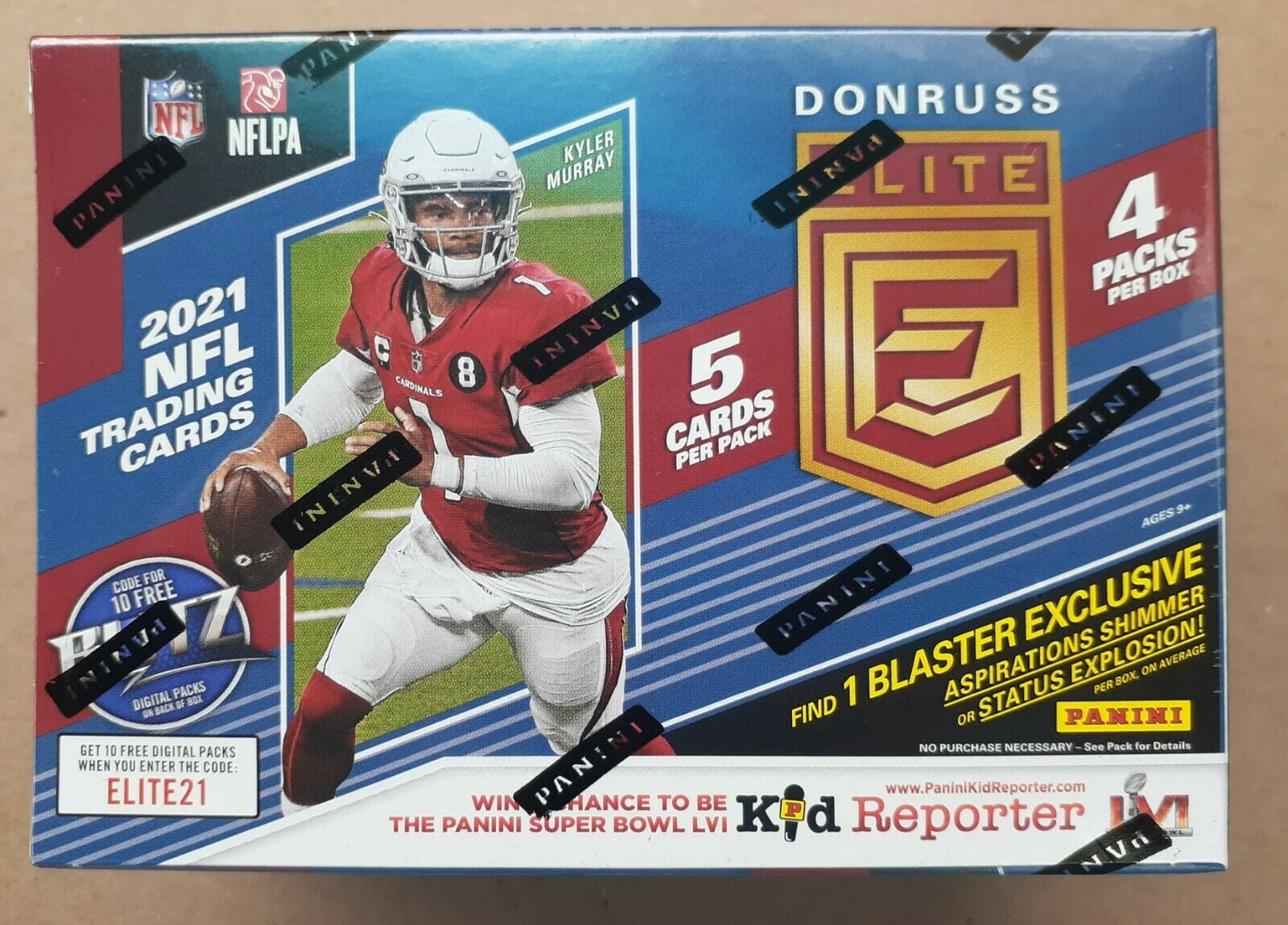 2021 Panini Donruss Elite NFL Football Trading Cards Blaster Box- 20 Cards - Find Green Parallels
