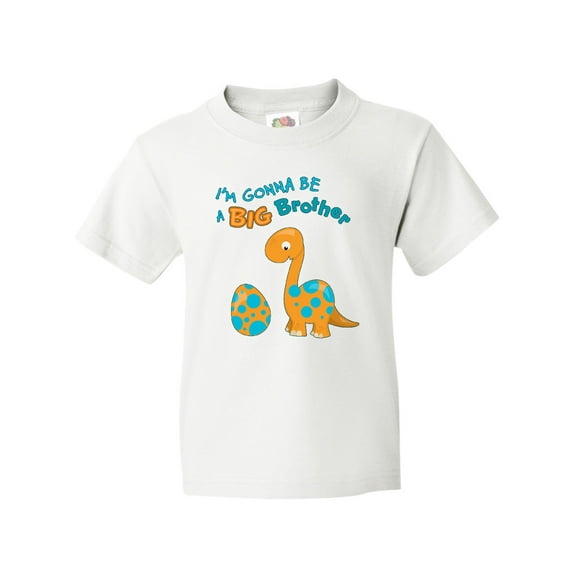 Inktastic I'm Gonna Be A Big Brother-dino Youth T-Shirt