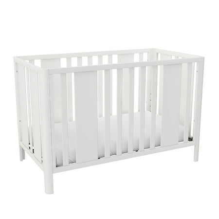 UPC: 0065857302707 | Little Seeds Crawford Curved Post 3-in-1 Crib White