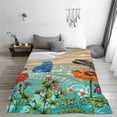 thumbnail image 5 of Sikiie Colorful Plants And Insects Ultra-Soft Micro flannel Blanket Luxury All Seasons Warm Blanket for Bedding Sofa and Travel (4 sizes)-60"x50", 5 of 7