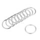 thumbnail image 1 of Uxcell 1.18'' Hebilla de anillo O Juntas tóricas para accesorios de bolsa de hardware, cinturón, manualidades DIY, aleación de zinc tono plateado 10 piezas, 1 of 3