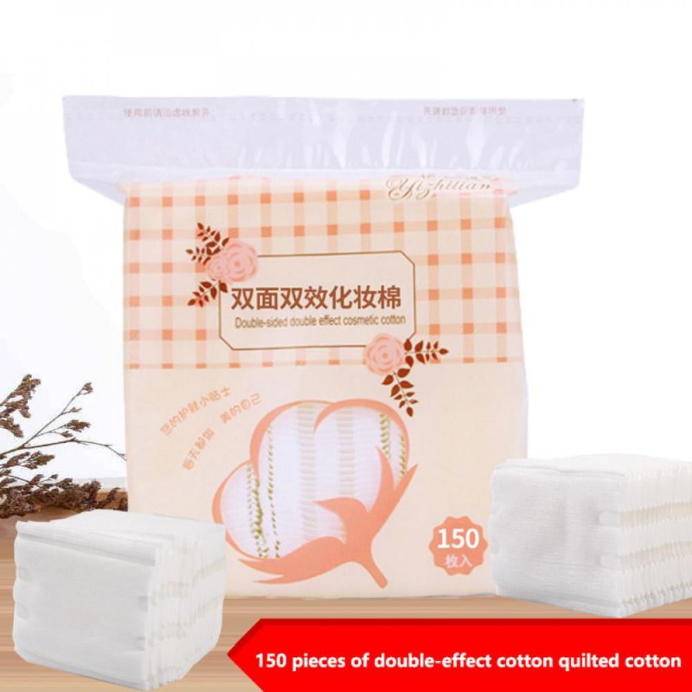 Large & Fluffy LintFree Cotton Pads for Face Makeup Remover Pads