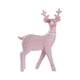 thumbnail image 5 of Estatua de reno navideño, escultura de ciervo, adorno de animal, adorno de fiesta, vacaciones Rosa de pie, 5 of 9