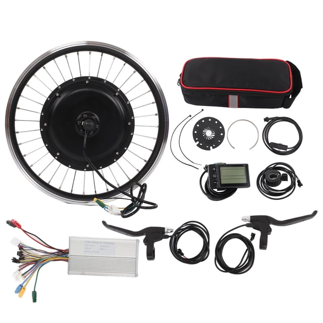 Kit de Conversion Vélo Électrique 48V 1000W, Protection de Circuit Interne LCD S866 Affichage Roue Arrière Kit de Conversion Vélo Électrique pour Vélo de Montagne