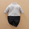thumbnail image 2 of PatPat Baby Gentleman Faux-two Long Sleeve Jumpsuit (loose shape), 2 of 6