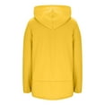 thumbnail image 6 of MESSUEN Fleece Lined Sweatshirt Women Long Hoodie Pullover Sweatshirts for Women Womens Blouses Dressy Casual Basic Tank Tops for Women Hoodie for Women's Fashion Yellow S, 6 of 9