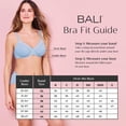 thumbnail image 2 of Bali Brasier inal&aacute;mbrico de Doble Soporte, Brasier de Playera sin Varillas, c&oacute;modo Brasier de algod&oacute;n sin Varillas, Nuestro Mejor Brasier Diario, Blanco, 42DD, 2 of 5