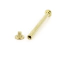 thumbnail image 3 of Unique Bargains Brass Plated 5x60mm Binding Chicago Screw Post 20pcs for Leather Scrapbook, 3 of 4