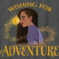 thumbnail image 2 of Boy's Disney Wish Asha Wishing For Adventure  T-Shirt - Charcoal Heather - X Large, 2 of 5