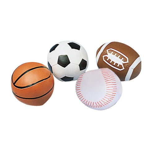 Us Toy GS115 Mini Sports Balls & Foam Filled