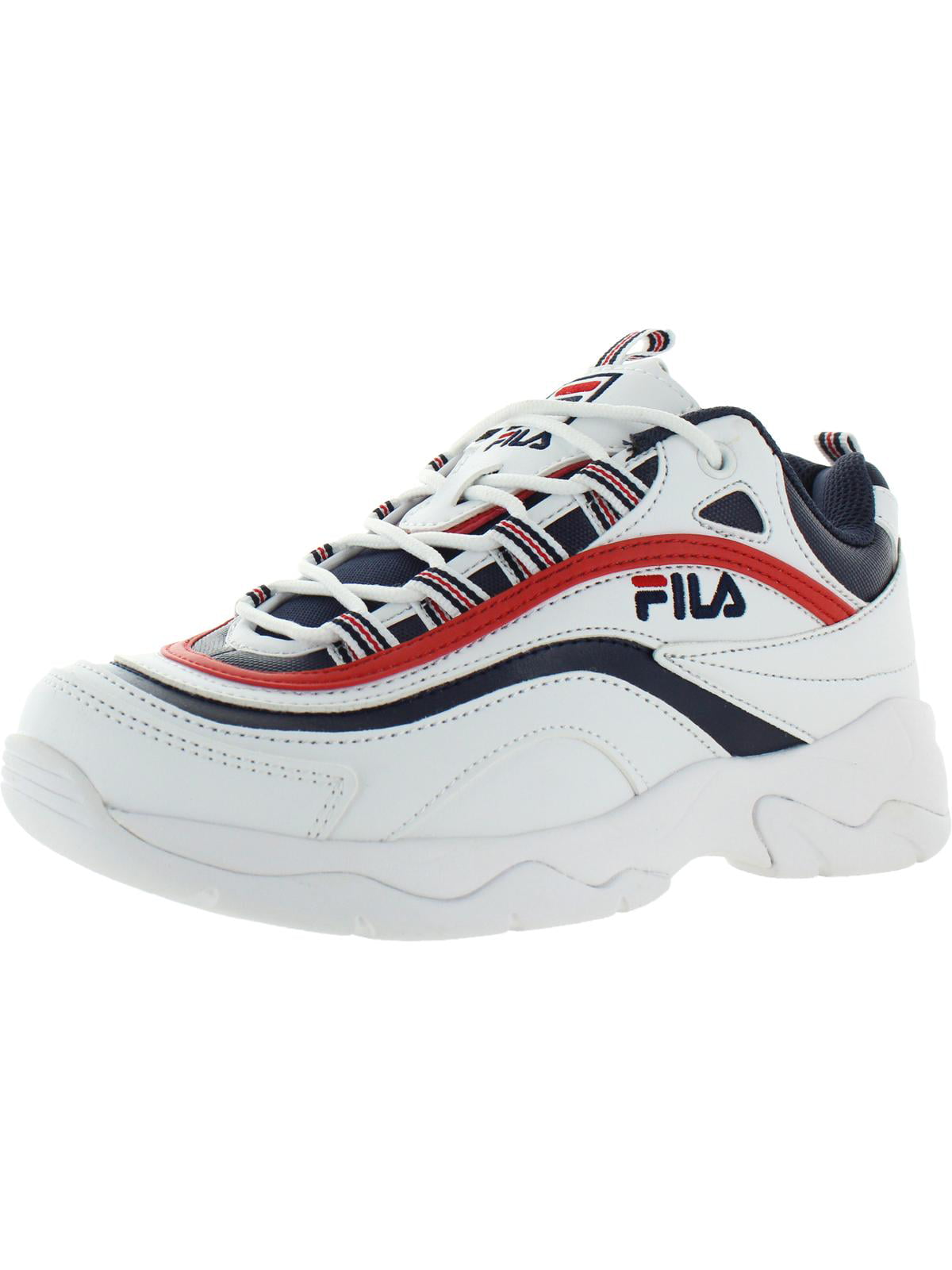Fila Mens Ray Faux Leather Low Top Sneakers Guatemala | Ubuy