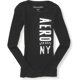 thumbnail image 1 of Suéter Térmico Aeropostale Athletic Foil para mujer Negro Mediano, 1 of 1