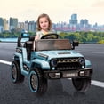 thumbnail image 3 of 12V Ride-On Truck with Remote Control, 35W Motors & Spring Suspension for girls and boys, 3 of 7