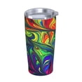 thumbnail image 2 of Kll Pride Rainbow Stainless Stainless Steel Vacuum Insulated Coffee Cup 20 Oz Lids And Straws,1 Metal Straws,1 Cleaning Brush, 2 of 9