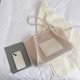 thumbnail image 3 of Bolsa De Hombro Bolso de mano para mujer Fashionalbe PU Underarm Bag Knitting Shopper Bag (Blanco), 3 of 8
