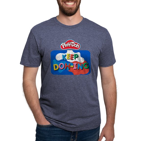 CafePress - Play Doh Keep Doh Ing T Shirt - Mens Tri-blend T-Shirt