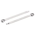 thumbnail image 1 of Unique Bargains Split Cotter Pin, Fixation à Clip en Acier Inoxydable 2,5x40mm Raccord Argent 90Pack, 1 of 5