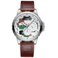 thumbnail image 2 of Reloj mecánico automático de lujo para hombres Zulema Color temático de camuflaje plata Zulema Reloj mecánico automático, 2 of 6