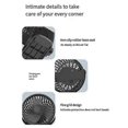 thumbnail image 5 of Clip on Fan USB Charging Outdoor Portable Student Dormitory Rotating Quiet 3-Speed Adjustable Fan for Bedroom Office, A, 5 of 5
