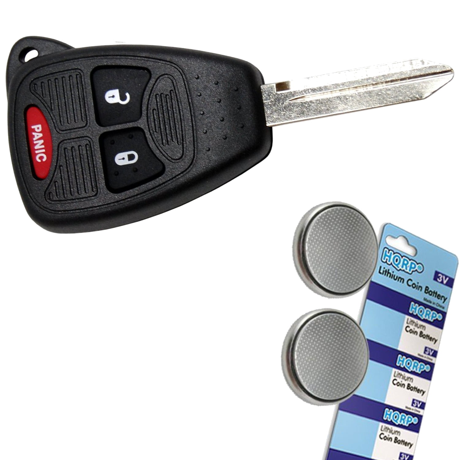 New Key Fob Remote Shell Case For a 2007 Jeep Compass w/ Remote Start 